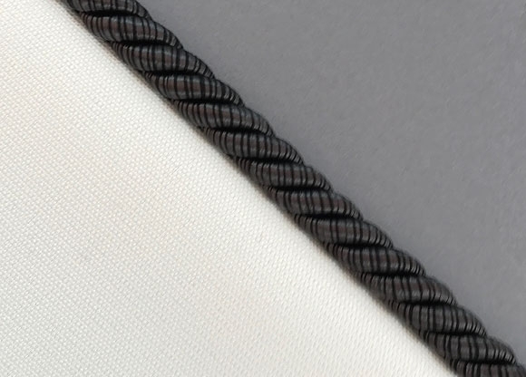Fabric Tieback with Millenium Cord Flange 21682 $16.95/m